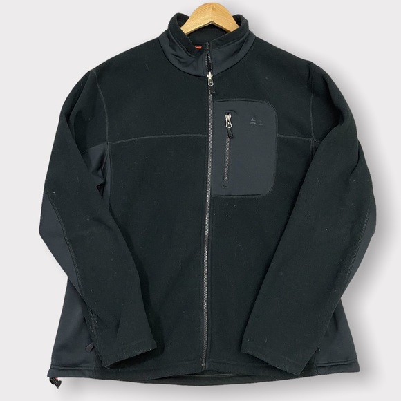 Nike ACG Other - NIKE ACG Mens L Full Zip Vintage Fleece Jacket Black And Gray Vtg 90s Fuzzy